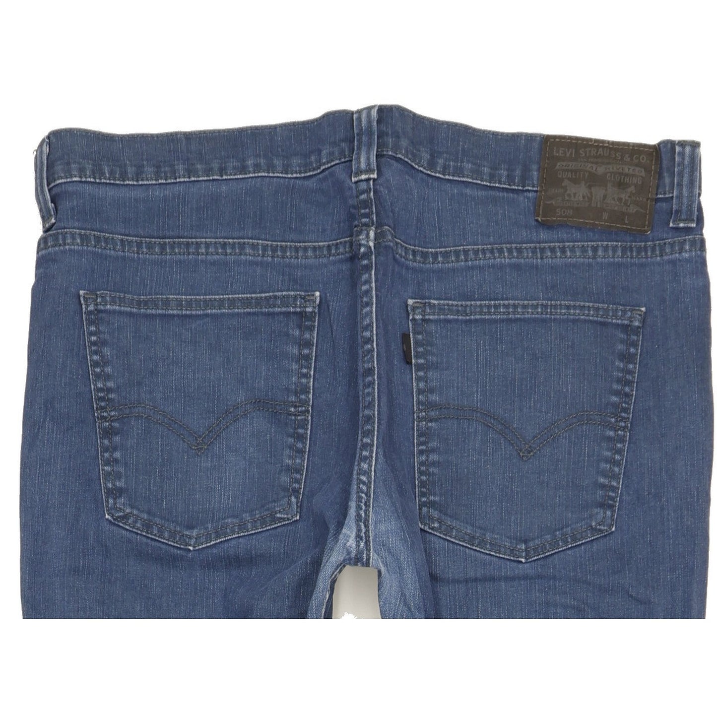 Levi's 508 Men Blue Straight Slim Stretch Jeans W34 L31