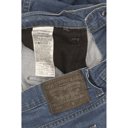 Levi's 508 Men Blue Straight Slim Stretch Jeans W34 L31