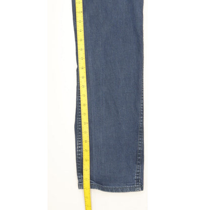 Levi's 508 Men Blue Straight Slim Stretch Jeans W34 L31