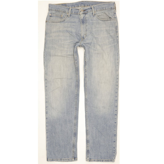 Levi's 505 Men Blue Straight Regular Stretch Jeans W32 L30