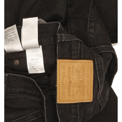 Levi's Men Black Skinny Slim Jeans W31 L29