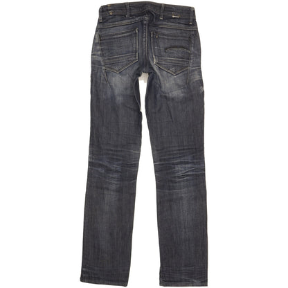 G-Star Women Navy Straight Slim Stretch Jeans W26 L31