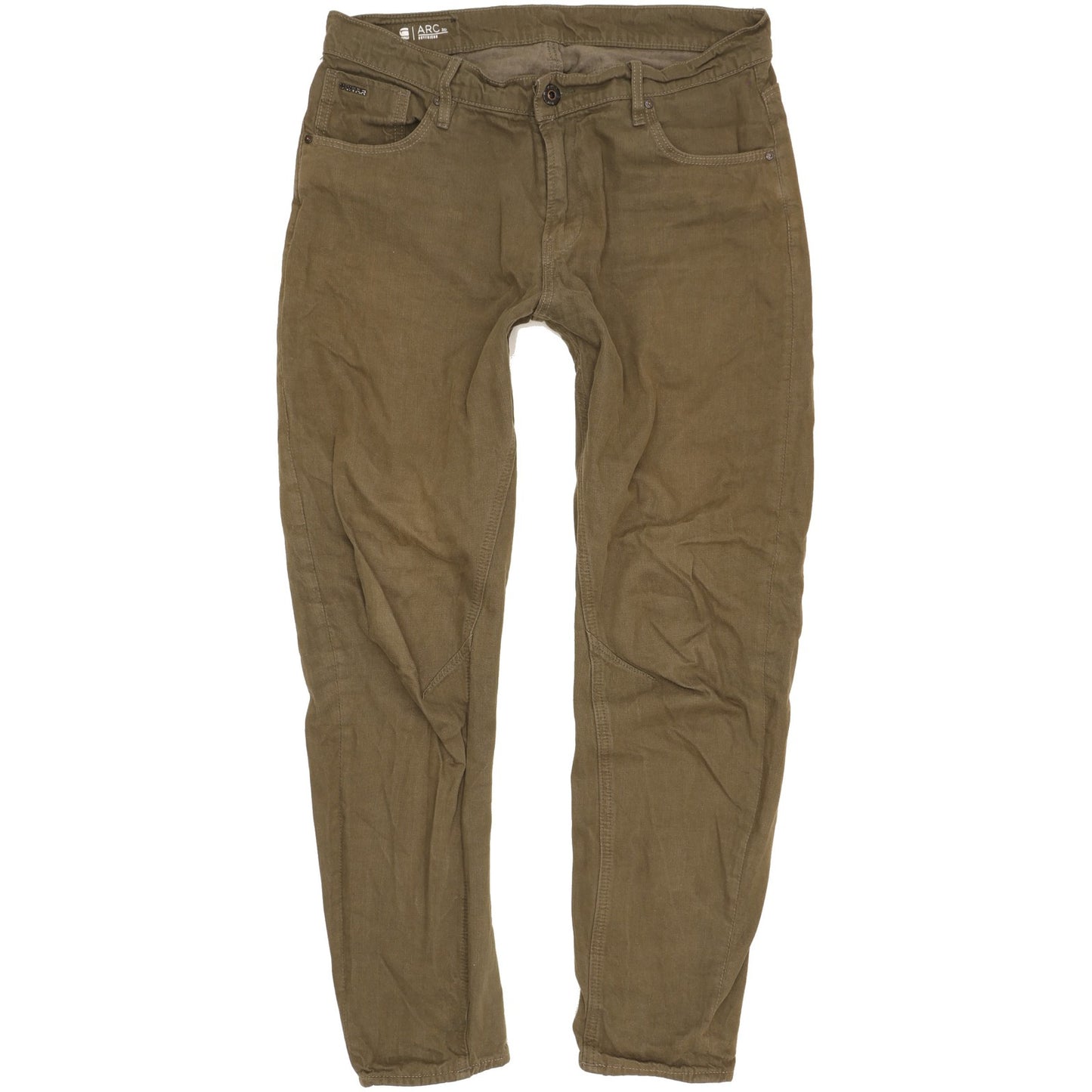 G-Star Arc 3D Men Green Tapered Loose Boyfriend Jeans W29 L34