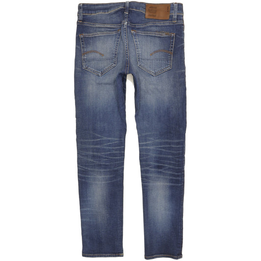 G-Star 3301 Men Blue Skinny Slim Stretch Jeans W29 L29