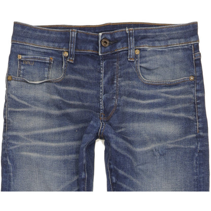 G-Star 3301 Men Blue Skinny Slim Stretch Jeans W29 L29