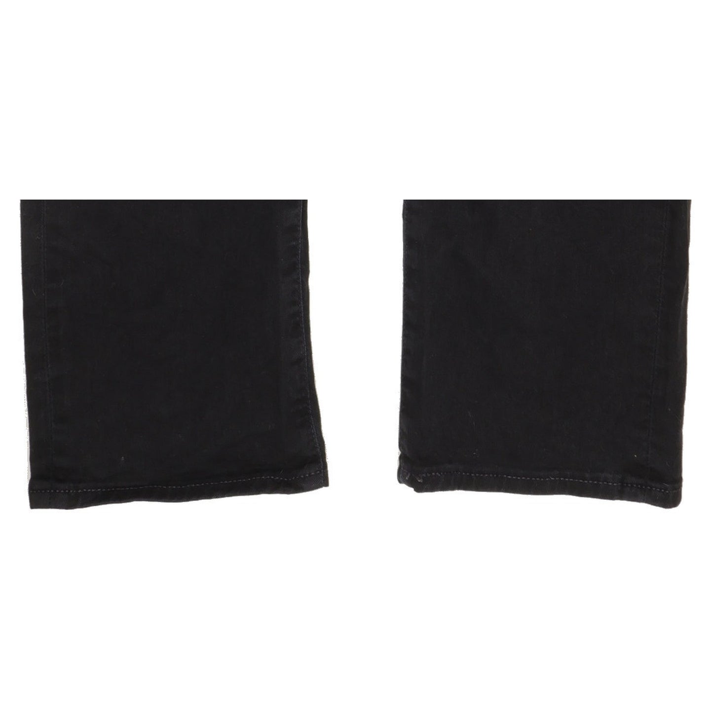 Levi's 504 Men Black Straight Regular Stretch Jeans W34 L29