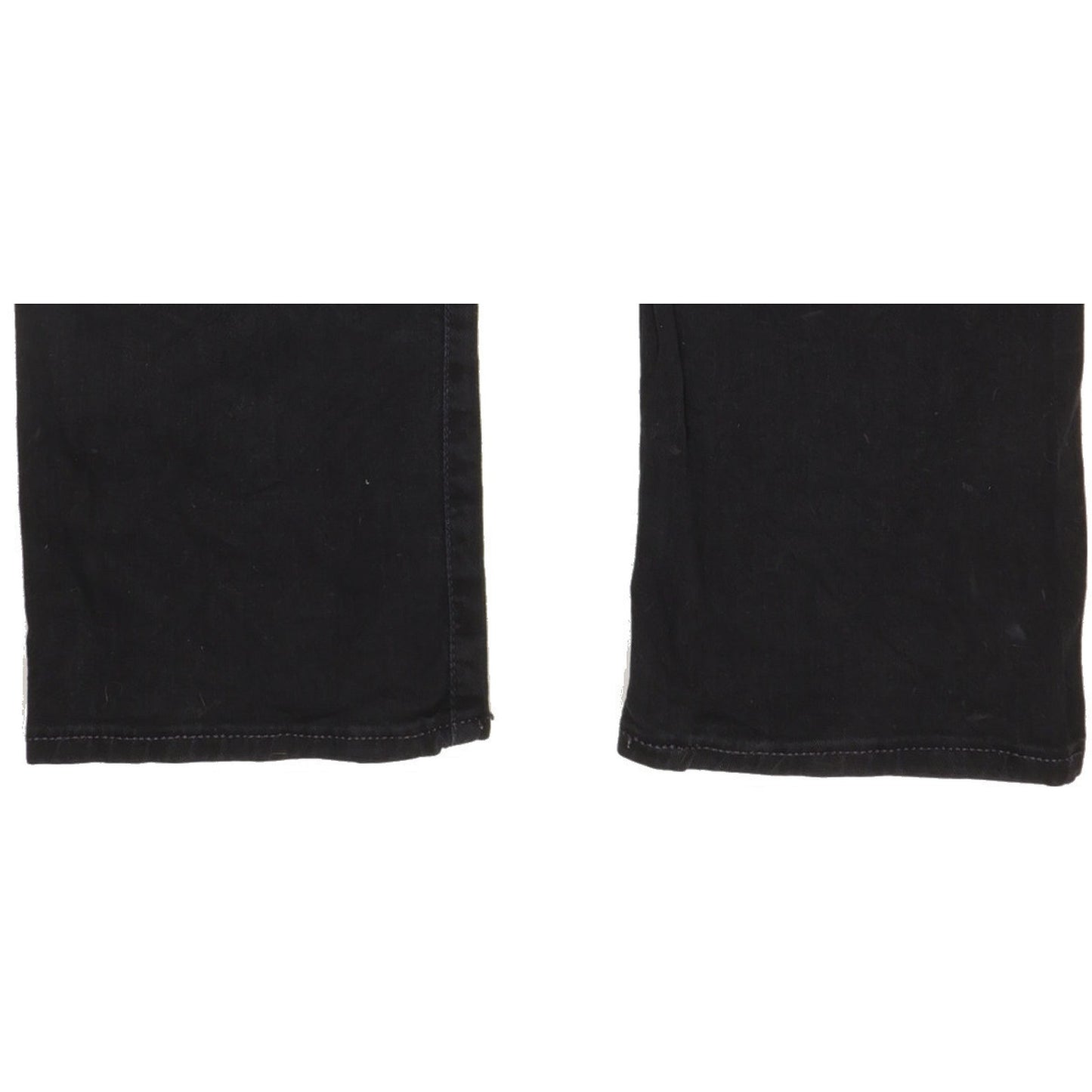 Levi's 504 Men Black Straight Regular Stretch Jeans W34 L29