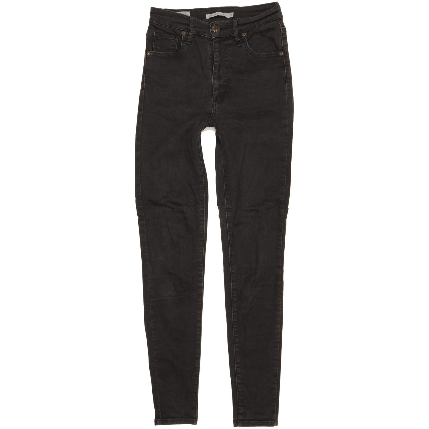 Levi's Mile Women Black Skinny Slim Stretch Jeans W26 L29