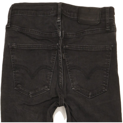 Levi's Mile Women Black Skinny Slim Stretch Jeans W26 L29