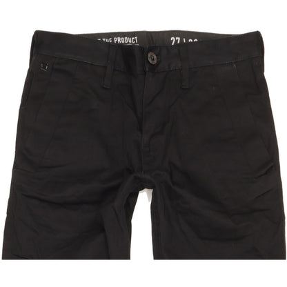 G-Star Bronson Men Black Straight Slim Chino Stretch Trousers W27 L29