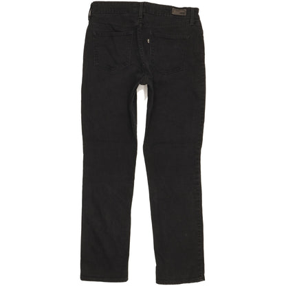 Levi's Demi Curve Women Black Straight Classic Stretch Jeans W28 L29