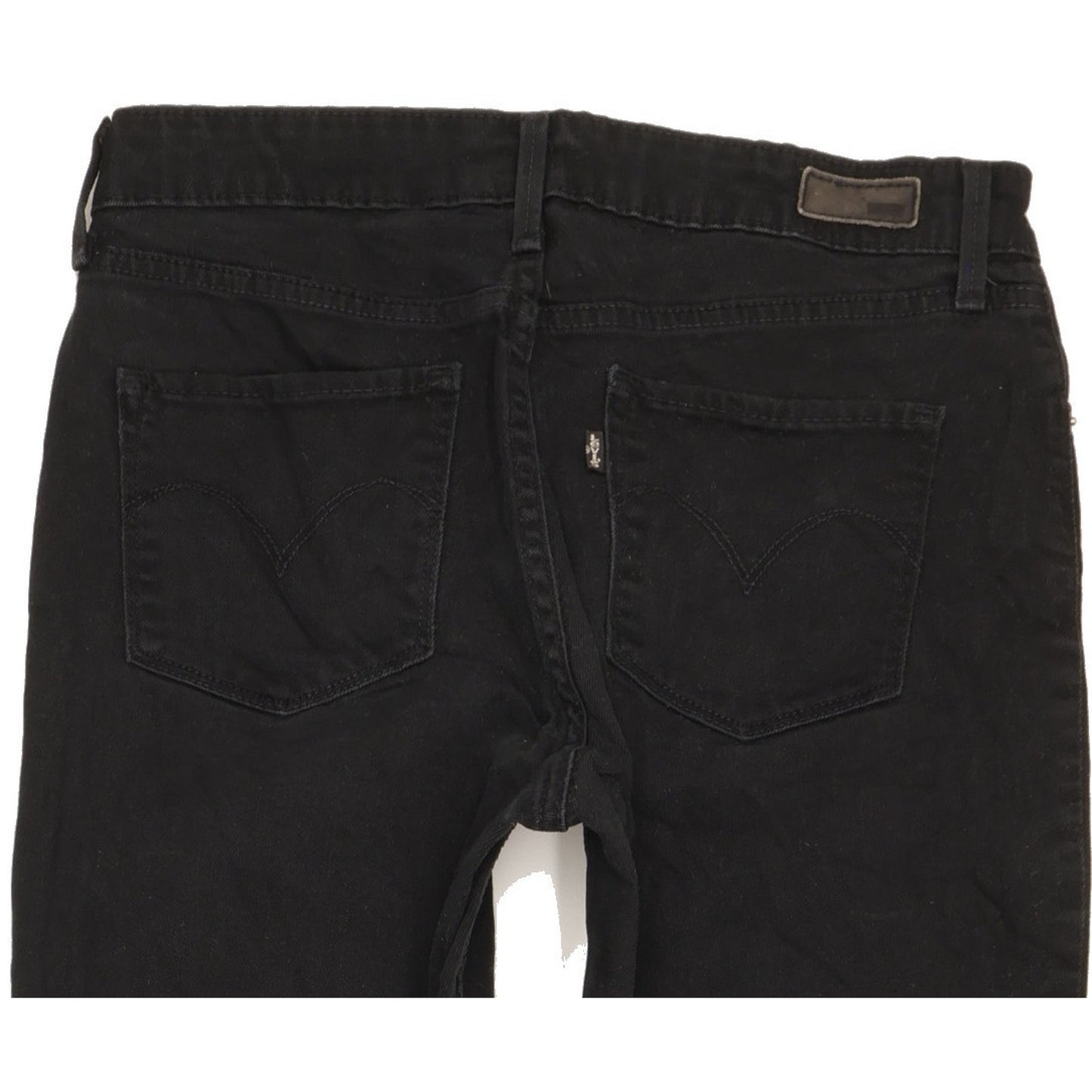 Levi's Demi Curve Women Black Straight Classic Stretch Jeans W28 L29