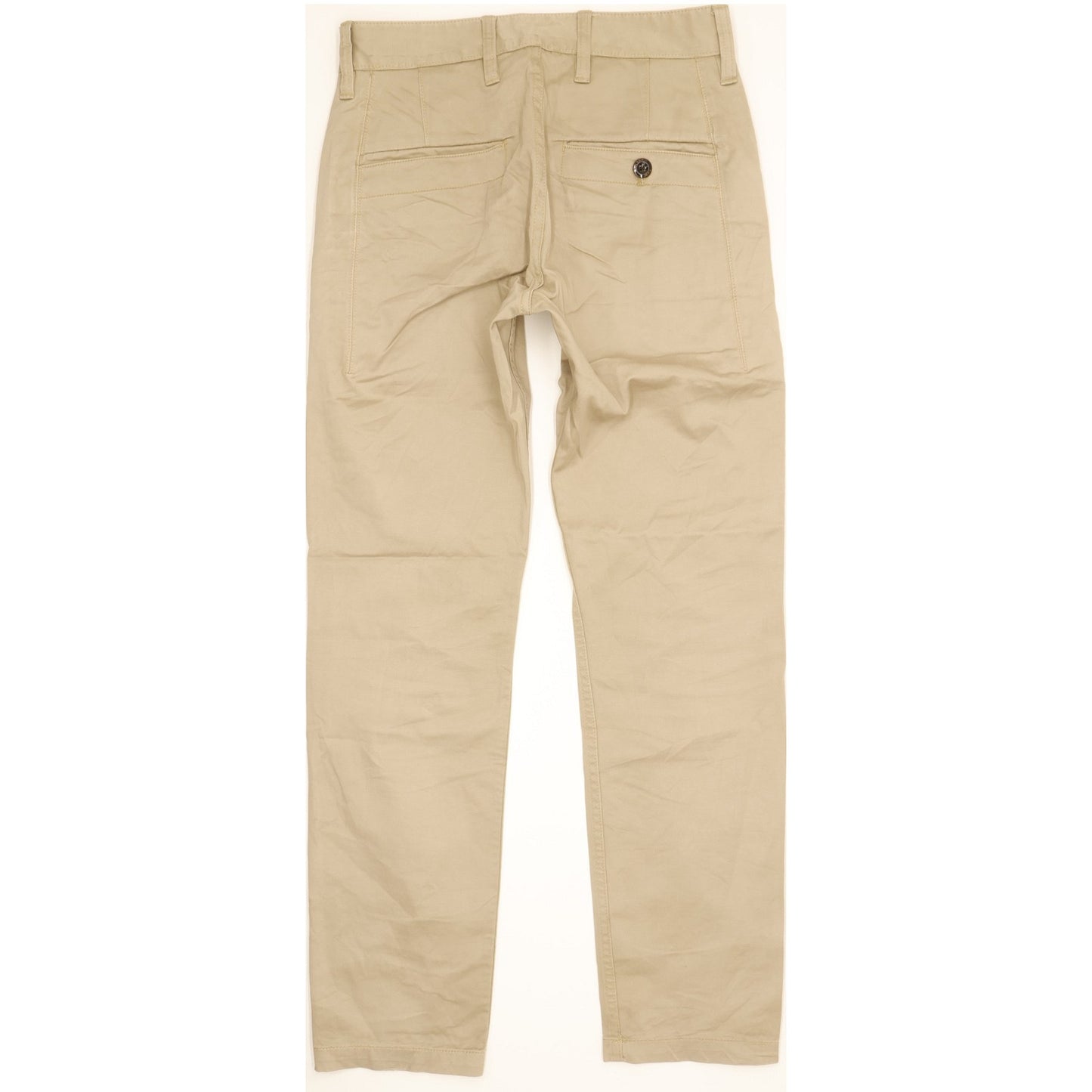 G-Star Bronson Men Beige Straight Slim Chino Stretch Trousers W27 L28