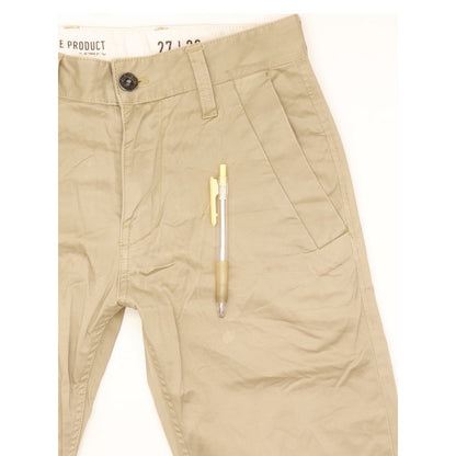 G-Star Bronson Men Beige Straight Slim Chino Stretch Trousers W27 L28