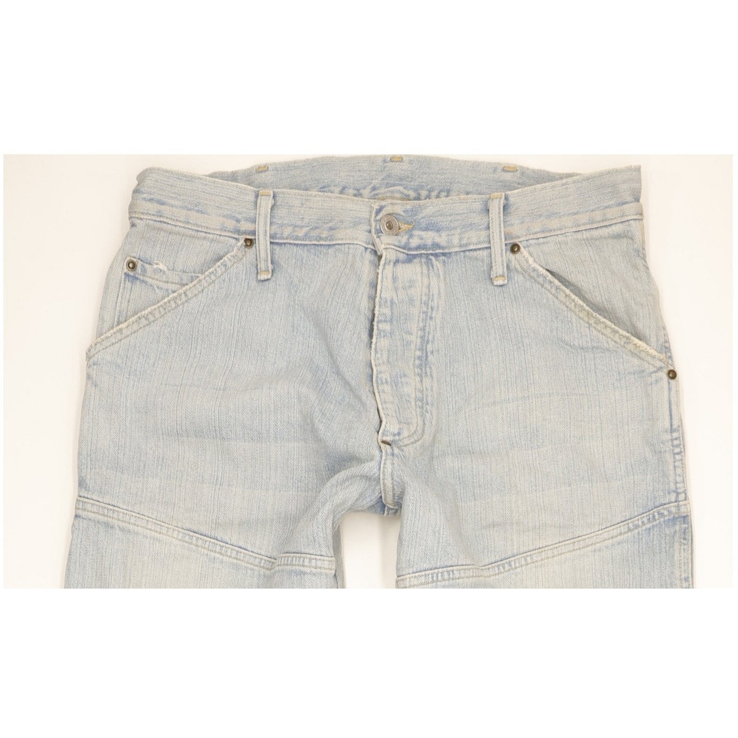 G-Star Elwood Men Blue Straight Regular Jeans W33 L36