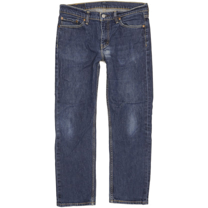 Levi's 513 Men Blue Straight Regular Stretch Jeans W32 L27