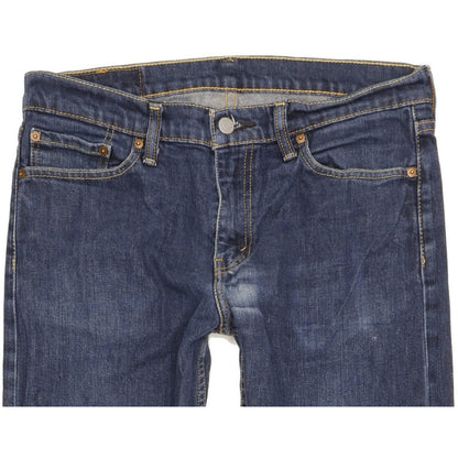 Levi's 513 Men Blue Straight Regular Stretch Jeans W32 L27