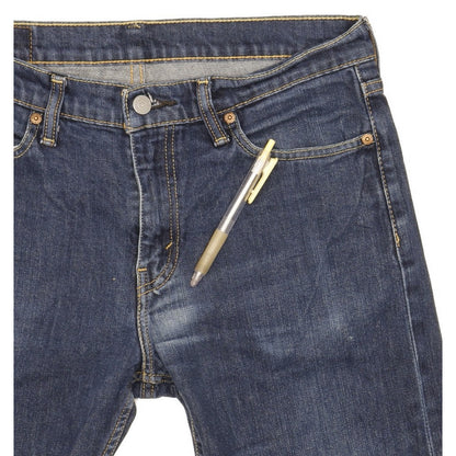 Levi's 513 Men Blue Straight Regular Stretch Jeans W32 L27