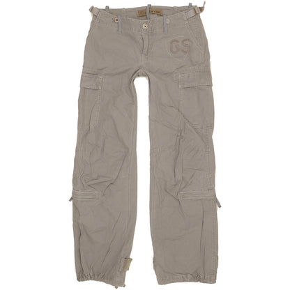 G-Star Field Women Grey Wide-Leg Slim Trousers W28 L32