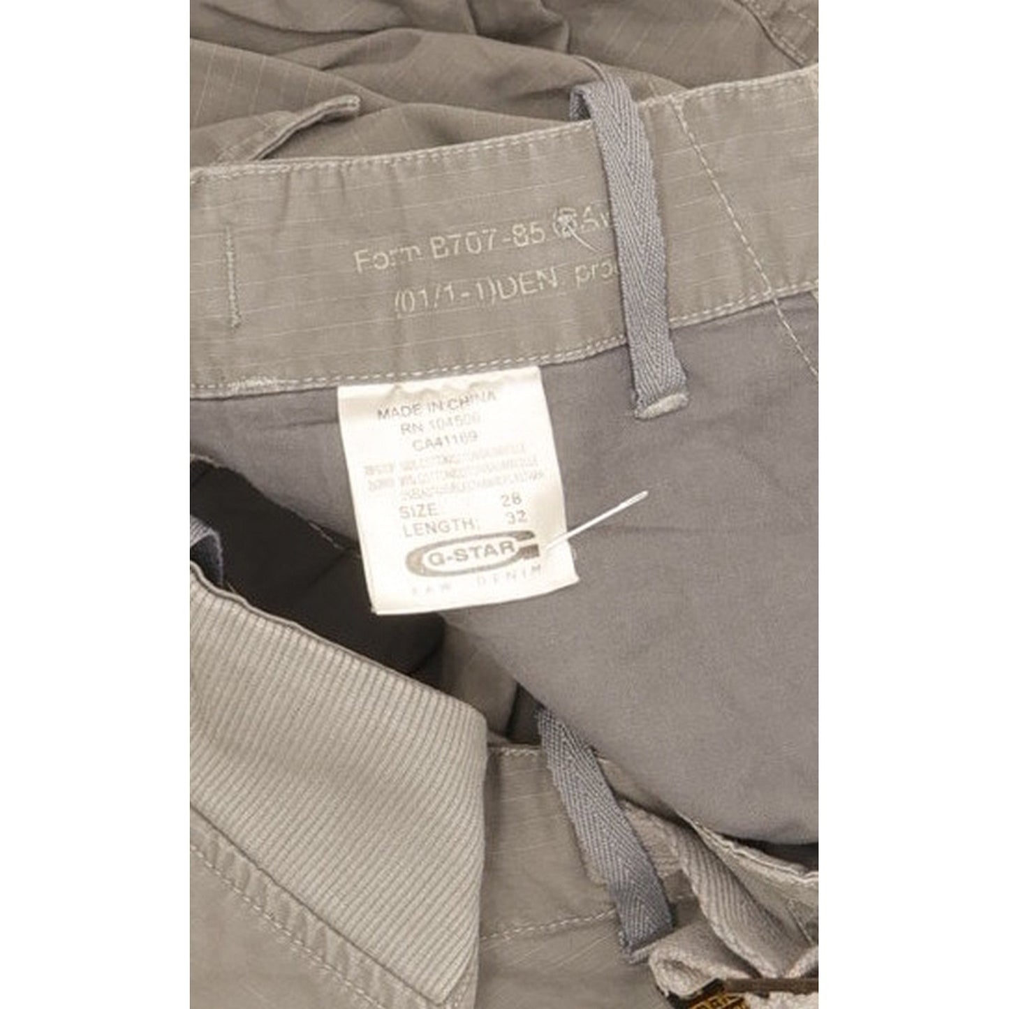 G-Star Field Women Grey Wide-Leg Slim Trousers W28 L32