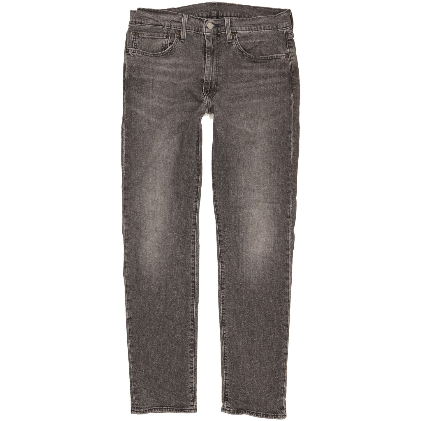 Levi's 502 Men Grey Tapered Regular Stretch Jeans W34 L33