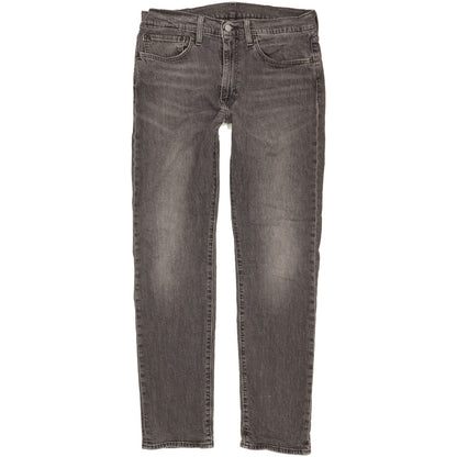 Levi's 502 Men Grey Tapered Regular Stretch Jeans W34 L33