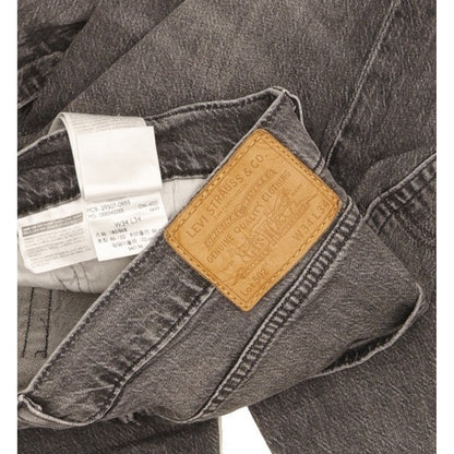 Levi's 502 Men Grey Tapered Regular Stretch Jeans W34 L33