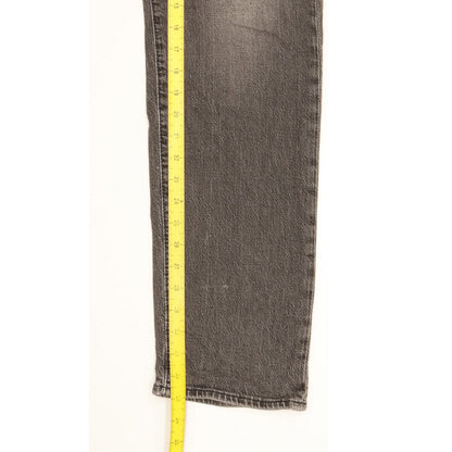 Levi's 502 Men Grey Tapered Regular Stretch Jeans W34 L33