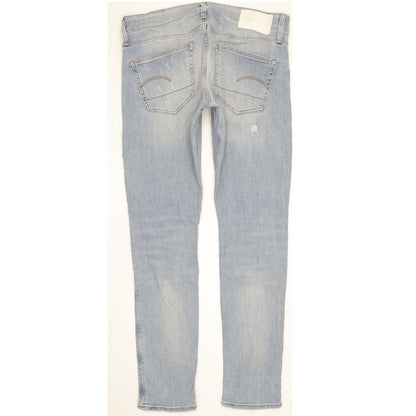 G-Star 3301 Deconstructed Men Blue Skinny Slim Stretch Jeans W32 L32