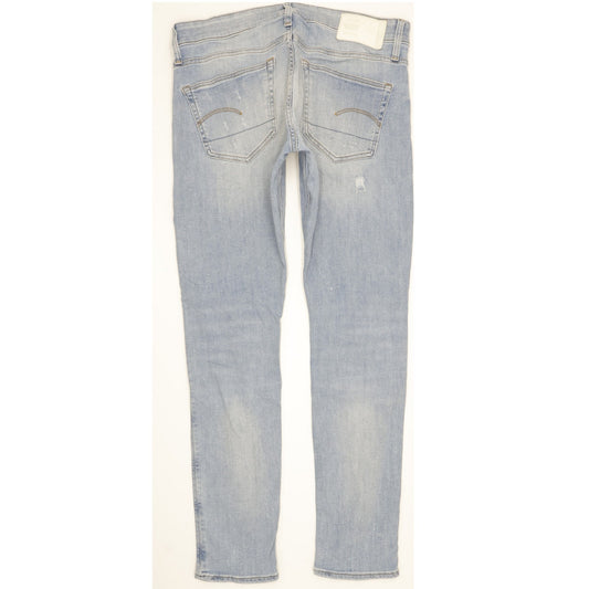 G-Star 3301 Deconstructed Men Blue Skinny Slim Stretch Jeans W32 L32