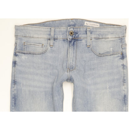 G-Star 3301 Deconstructed Men Blue Skinny Slim Stretch Jeans W32 L32