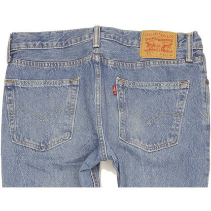 Levi's 511 Men Blue Straight Slim Stretch Jeans W33 L32