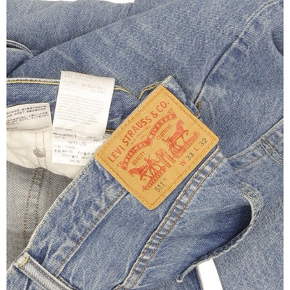 Levi's 511 Men Blue Straight Slim Stretch Jeans W33 L32