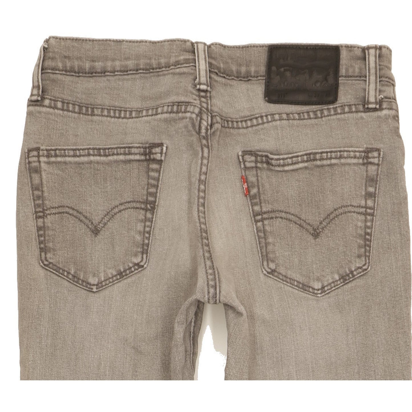 Levi's 511 Men Grey Straight Slim Jeans W30 L32