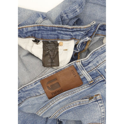 G-Star 3301 Men Blue Straight Slim Jeans W34 L33