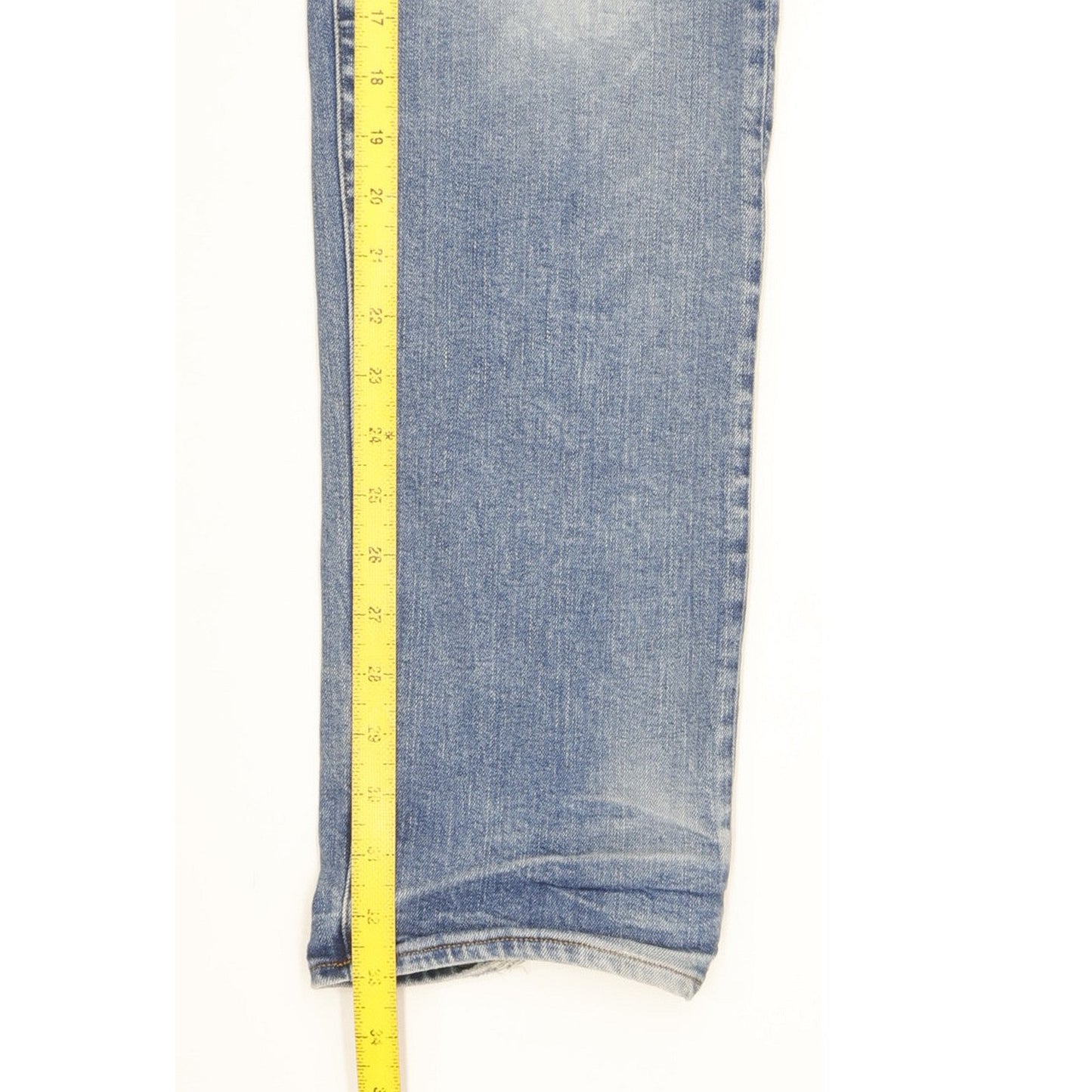 G-Star 3301 Men Blue Straight Slim Jeans W34 L33