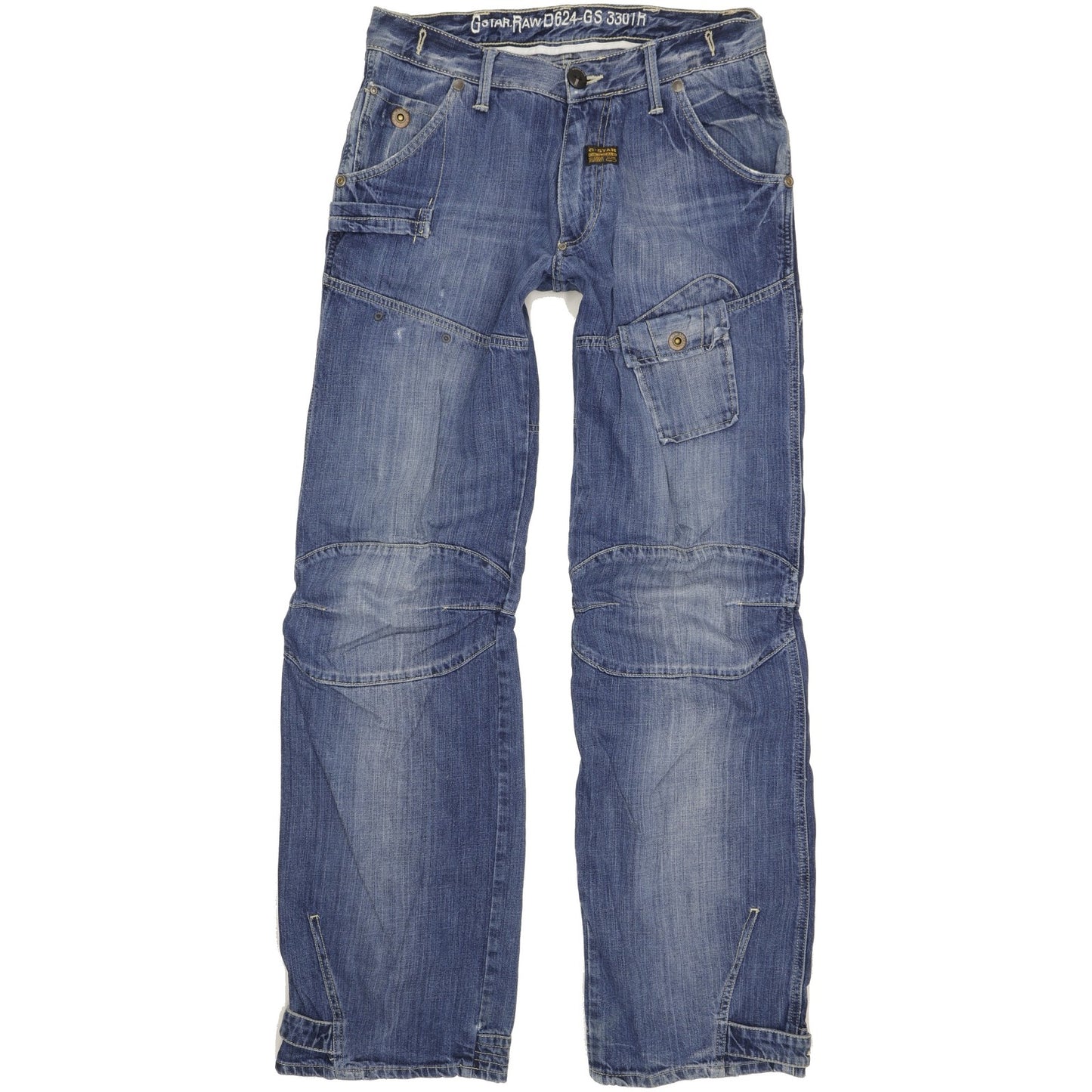 G-Star Raff Elwood Men Blue Straight Regular Jeans W33 L35