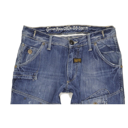G-Star Raff Elwood Men Blue Straight Regular Jeans W33 L35