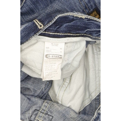 G-Star Raff Elwood Men Blue Straight Regular Jeans W33 L35