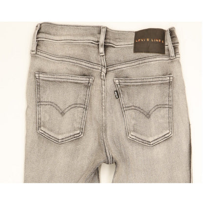 Levi's Line 8 Women Grey Skinny Slim Jeans W26 L26