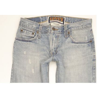 Levi's 514 Men Blue Straight Slim Jeans W30 L30