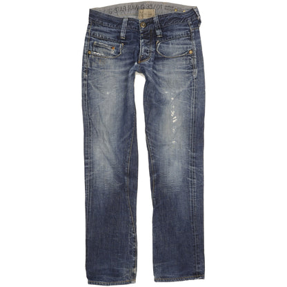 G-Star Radar Men Blue Straight Slim Jeans W32 L33