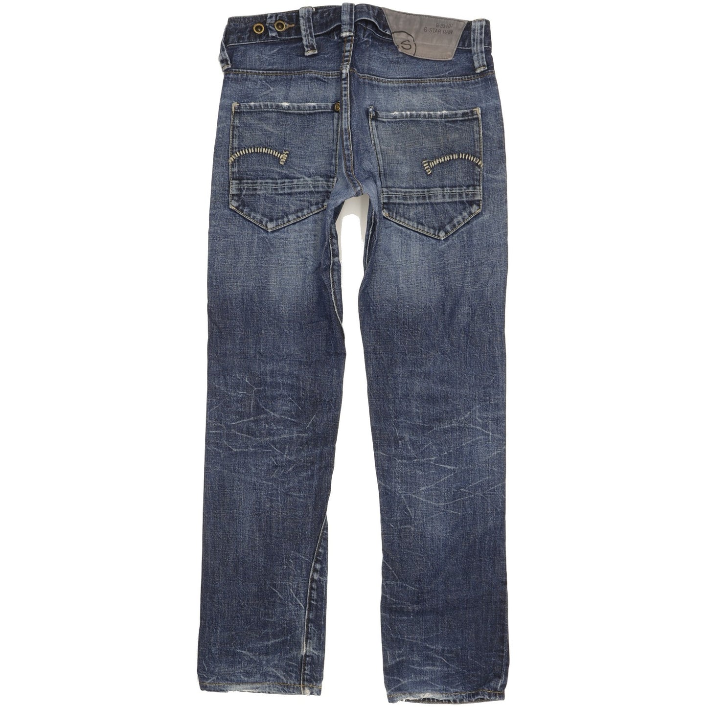 G-Star Radar Men Blue Straight Slim Jeans W32 L33