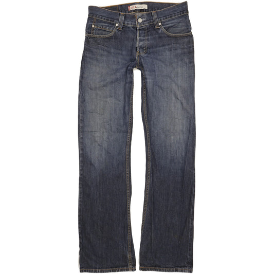 Levi's 512 Men Blue Bootcut Slim Jeans W32 L35
