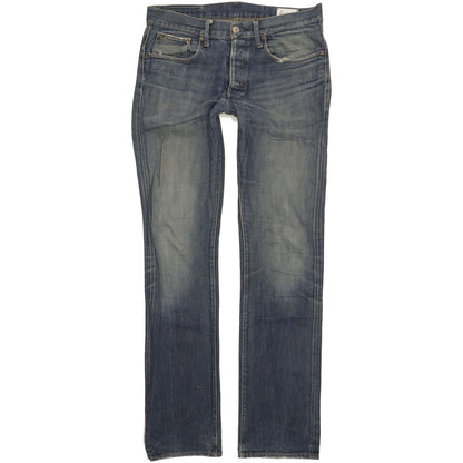 G-Star 3301 Men Blue Straight Regular Jeans W33 L35