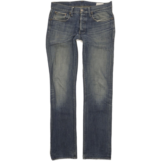 G-Star 3301 Men Blue Straight Regular Jeans W33 L35