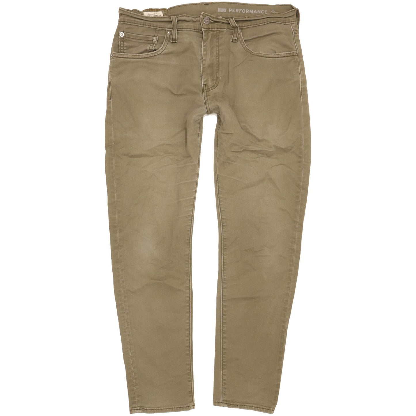 Levi's 512 Men Green Tapered Slim Stretch Jeans W31 L28