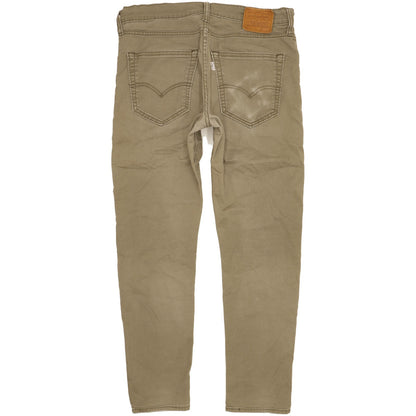 Levi's 512 Men Green Tapered Slim Stretch Jeans W31 L28
