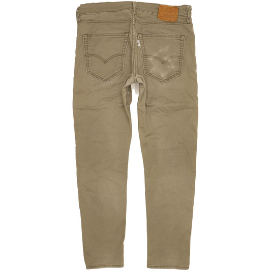 Levi's 512 Men Green Tapered Slim Stretch Jeans W31 L28
