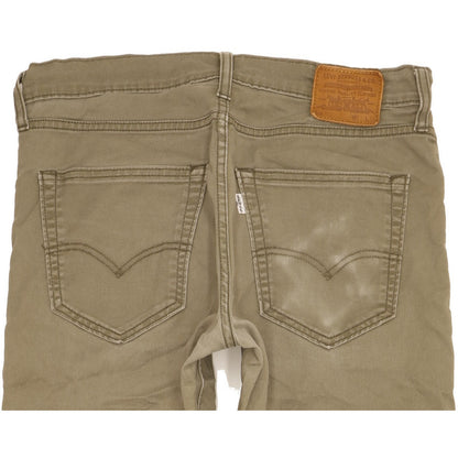 Levi's 512 Men Green Tapered Slim Stretch Jeans W31 L28